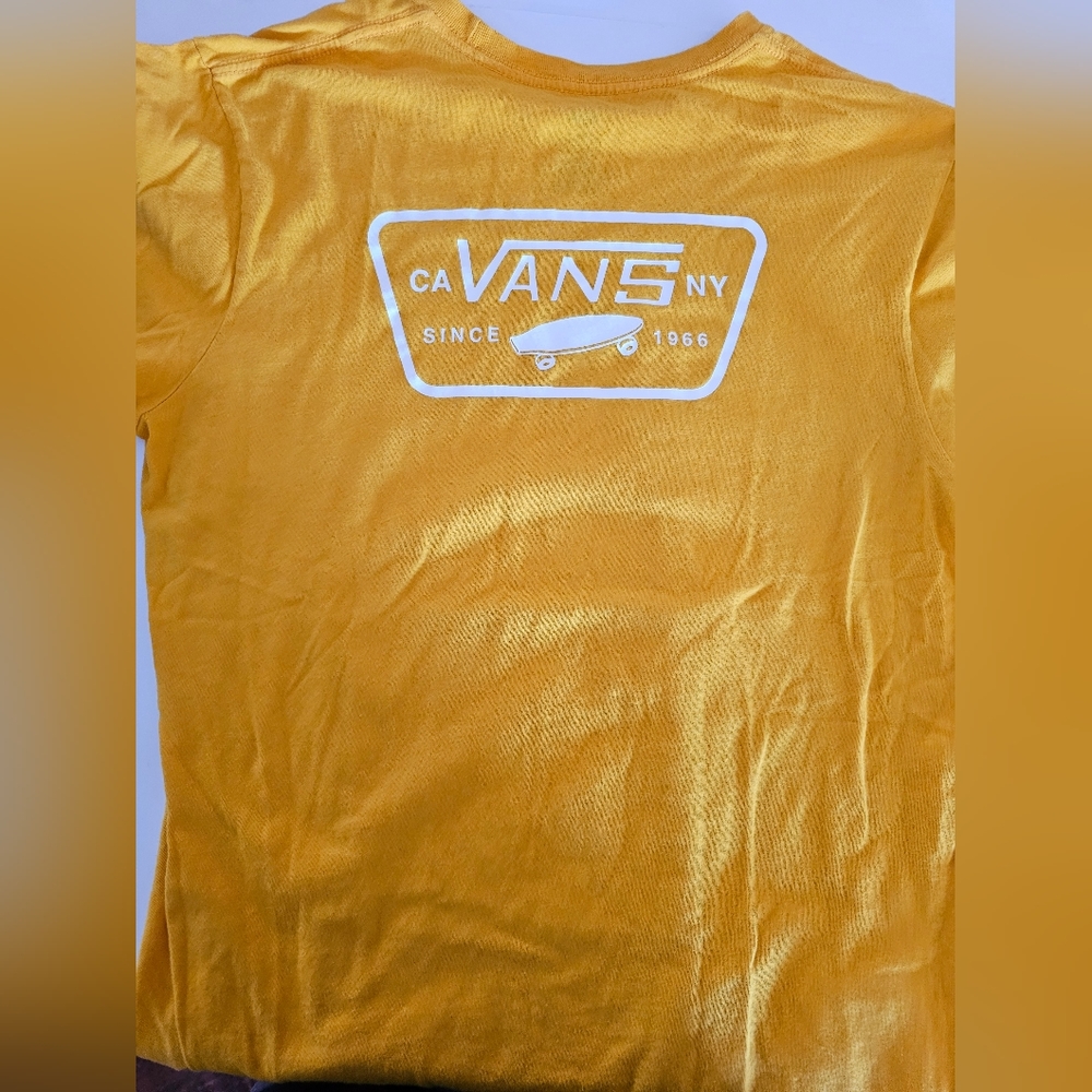 Vintage simple Vans logo t-shirt Size Med